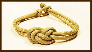 "How You Can Make An Elegant Infinity Knot Parachute Cord Bracelet" WhyKnot