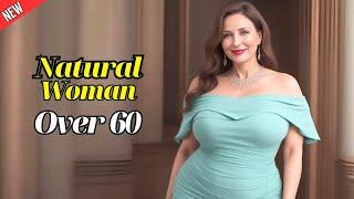 Natural Women Over 60️ Timeless elegance older woman