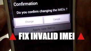 HOW TO FIX INVALID IMEI / NO NETWORK PROBLEM FIX | MEDIATEK MTK DEVICES | NO PC  (2017)