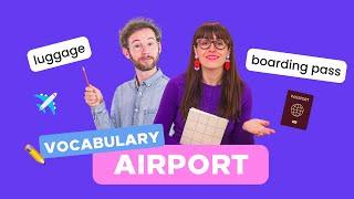 Vocabulario: AIRPORT - Clase de inglés de vocabulario del aeropuerto