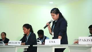 Model United Nations session on Russia-Ukraine conflict/ VINS CBSE