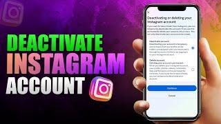 How to deactivate Instagram account | F HOQUE | deactivate Instagram | Instagram deactivation |