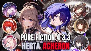 Herta & Acheron Super Break | Pure Fiction 3.3 Stage 4 | Honkai Star Rail