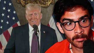 Trump LOSES IT During UNHINGED Press Conference | Hasanabi reacts