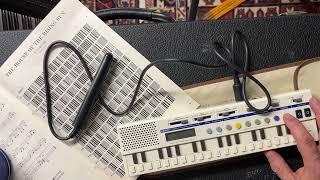 Making music with barcodes - the Casio VL-5  and MS-1. Pre MIDI sequences on paper