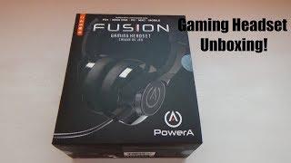 Power A Fusion Gaming Headset Unboxing And First Impressions!