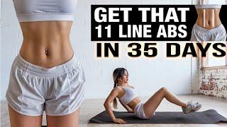 Abs Workout Get that 11 Line Abs in 35 days