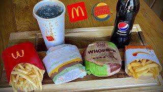 McDonald's v/s Burger King "Probando Hamburguesas (cadena)" - Probando weas Express