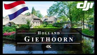 Giethoorn | A Fairytale Village in The Netherlands | Drone Aerial 4K