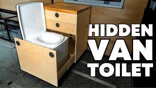 Building a TOILET CABINET for a DIY Camper Van Conversion