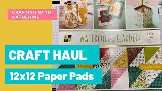 Craft Haul - DCWV 12x12 Paper Pads Cotton Fields & Botanical Beauty