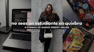 Mejores formas de ganar dinero en línea para estudiantes  + tips para iniciar