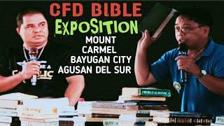 SDA nanago sa CFD BIBLE EXPOSITION sa ilang balwarte sa Mount Carmel Bayugan City AGUSAN DEL SUR