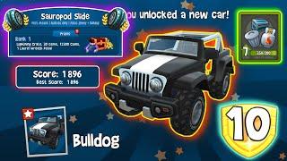 Sauropod Slide | Bulldog Unlocked  Power Up Upgrade | Beach Buggy Racing 2 | BB Racing 2