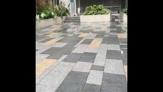 granite tiles for garden decorations