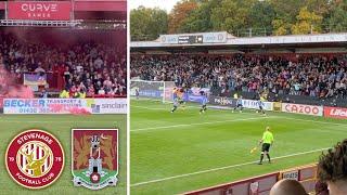 Pitchside At CRAZY Promotion Game in League 2! | 2 RED CARDS, FLARES, PITCH INVADERS!