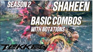 [TEKKEN8] Shaheen Combos with Notations Season 2 #tekken8 #tekken8shaheen
