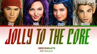 Descendants - Jolly to the Core. Christmas Special (Color Coled Lyrics)