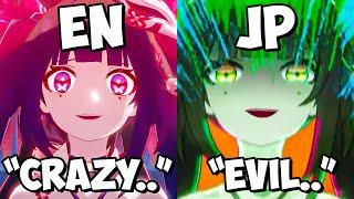 ENG VS JPN EVIL LAUGHT SPARKLE / HANABI Voice Honkai Star Rail HSR | Sparkle Crazy Laugh