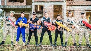 LTT Game Nerf War : Captain Warriors SEAL X Nerf Guns Fight Mr Zero Scazy Break Through Enemy's Lair