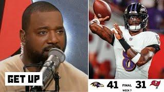 "Lamar Jackson play like a 3x MVP!" - Chris Canty impressed Ravens beat Bucs 41-31 with Lamar's 5 TD