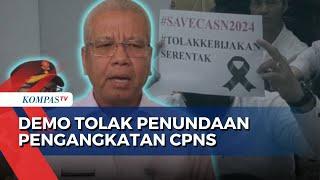 Demo Tolak Penundaan Pengangkatan CPNS di Kalimantan Barat