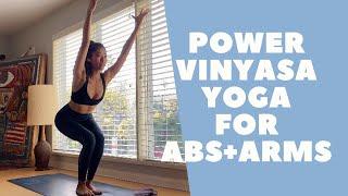 25-Minute Sweet & Sweaty Power Vinyasa For Abs and Arms | Free Full Class #StayHome