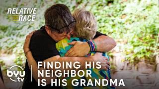 Man Finds Out His Neighbor Is His Grandma | Relative Race | BYUtv