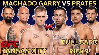 UFC Fight Night: Machado Garry vs Carlos Prates - Full Card Predictions And Breakdown