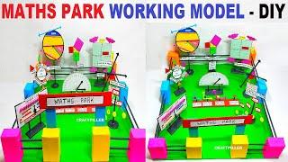 maths park working model - diy - maths tlm - maths project - simple and easy steps | craftpiller 3d