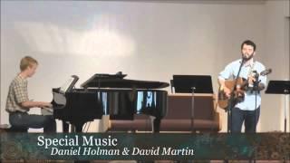 "I Will Wait" Live (David L Martin & Daniel Holman)