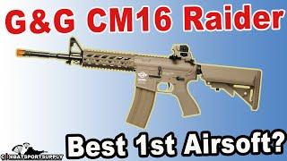 G&G CM16 Raider Airsoft AEG.l Best First Airsoft AEG? #airsoft #bestairsoft