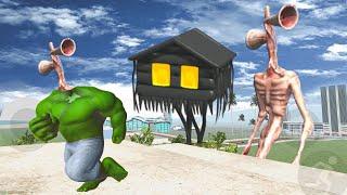 Franklin become super hero to kill siren head and house head in Indian bike driving 3d game