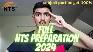 Full NTS NAT Preparation 2024 || How to Prepare NTS NAT test? || Tips to solve Nts