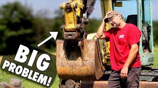 Excavator Repair.  Let’s Fix This Sloppy Hoe!  Yanmar Vio-50.