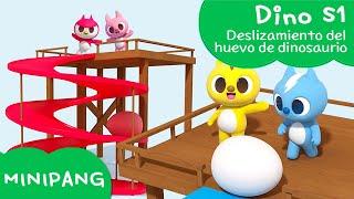 Aprende las colores con MINIPANG | dino S1 | Deslizamiento de dinosaurio | MINIPANG TV 3D Play