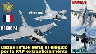 Caza Rafale como favorito extraoficialmente  sería el elegido por la FAP‼️