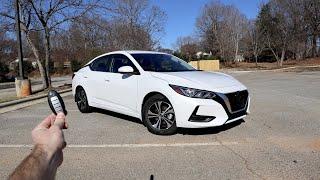 2022 Nissan Sentra SV: Start Up, Test Drive, Walkaround and Review