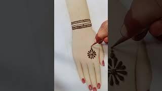 New ideas Trick Mehndi design back side #Shorts #YouTube #Ytshorts @Aliya786arts