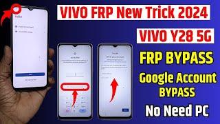 VIVO Frp New Solution 2024 - Vivo Y28 5g Frp Bypass | All Vivo Android 13 / 14 Frp unlock