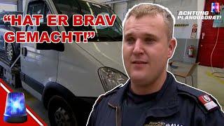 Polizei zufrieden: Defekter Anhänger wird vom Fahrer sofort repariert! | Achtung Planquadrat! | ATV