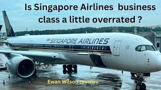 Is Singapore Airlines business class a little overrated? #airliners #singaporeairlines  #travel