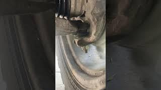 How to check lower ball joint play. #suspension #noise #wornout #lbj #safetyfirst