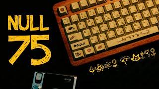 SPECIAL MATERIAL FOR CUSTOM KEYBOARD - WOOD - NULL75 (Natural version)  #null75 #keyboard