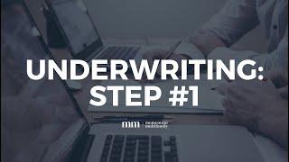 Multifamily Underwriting: Step #1