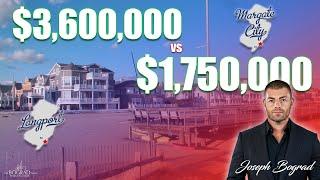 What $3.6M gets you VS what $1.75M gets you in Margate & Longport