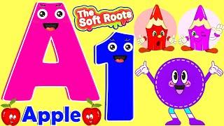 Learn ABC Phonics Shapes Numbers Colors | Preschool Learning Videos For 3 Year Olds | #kidsvideos