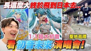 15年初音未來「雲」粉絲️第一次去看初音未來演唱會！還騷擾奈良的鹿(? feat. 風船猫 /初音未來演唱會/奈良鹿 /Zackyo旅遊呆呆