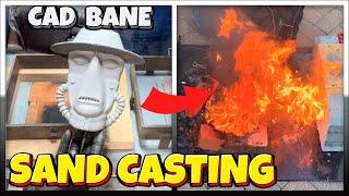 Cad Bane -  Sand Cast In Brass - Let's Cook! - Ingot Joe - Home Made Furnace - Molten Metal