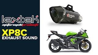 Lextek XP8C Exhaust Sound: Kawasaki ZX-6R 2014